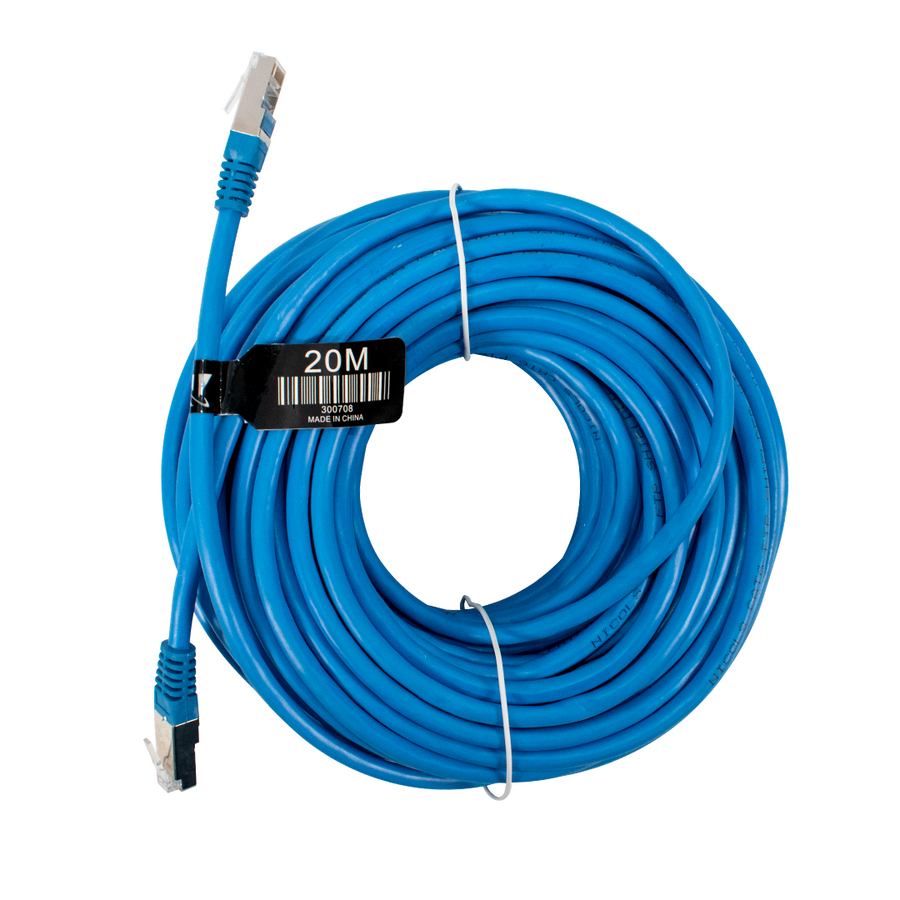 CABLE DE RED 20 METROS FTP BLINDADO CAT 6