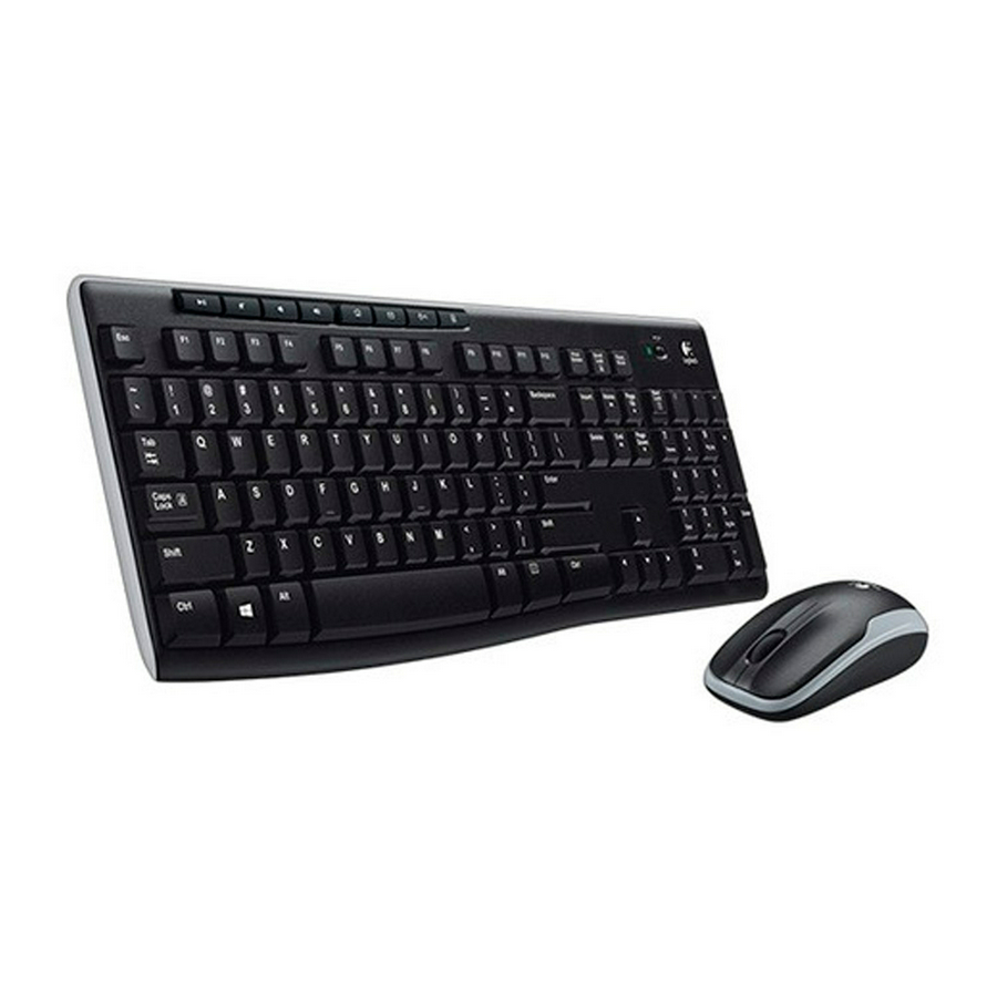 Combo Logitech Mk270 Mouse Y Teclado Inalambrico