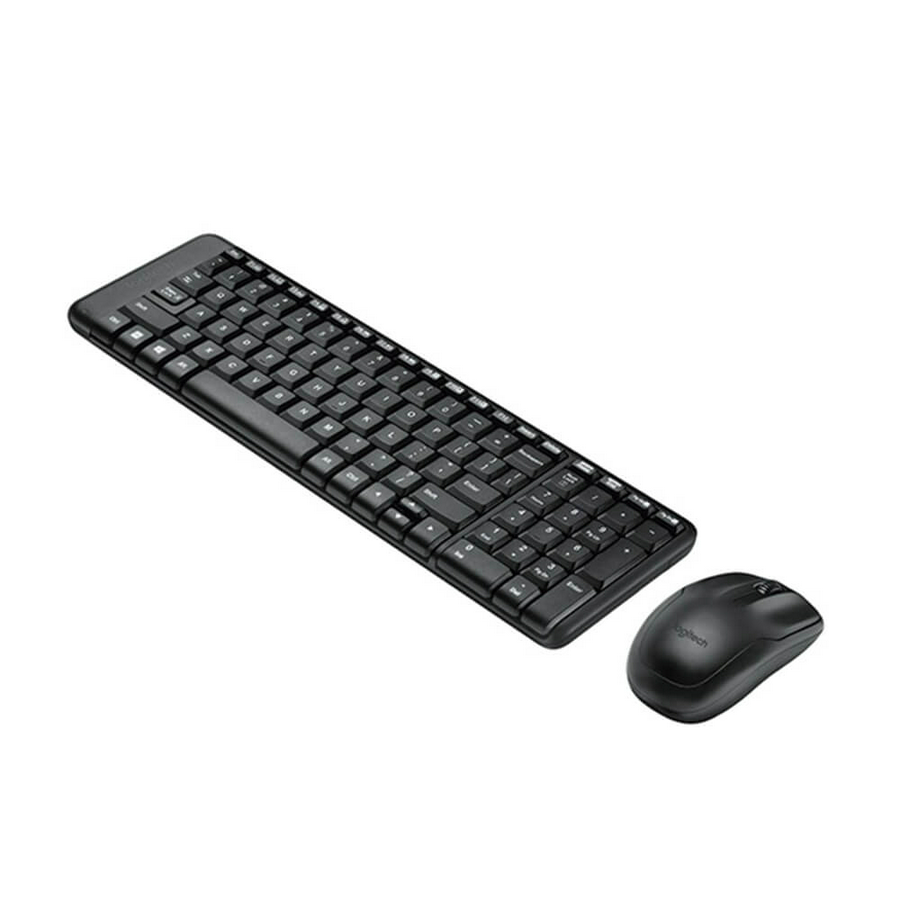 COMBO TECLADO Y MOUSE LOGITECH MK220 - INALAMBRICO - NEGRO