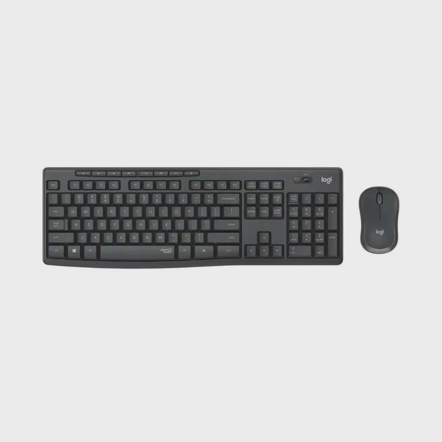 COMBO TECLADO Y MOUSE LOGITECH MK295 - INALAMBRICO - NEGRO - INCLUYE SILENT TOUCH