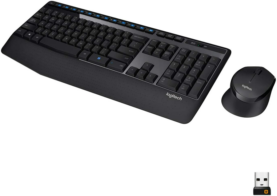 COMBO TECLADO Y MOUSE LOGITECH MK345 - INALAMBRICO - NEGRO