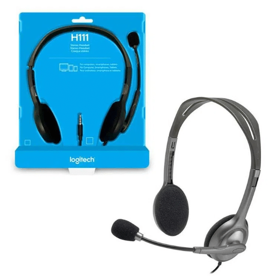 DIADEMA LOGITECH H111 - 3,5MM - PLUG STEREO - MICROFONO