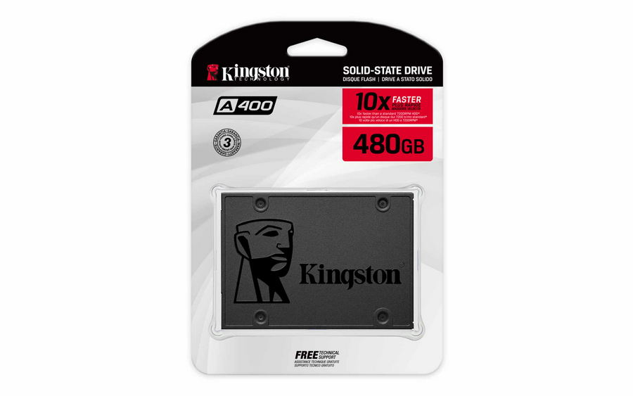 DISCO DE ESTADO SOLIDO KINGSTON 480GB SATA 2,5" SA400