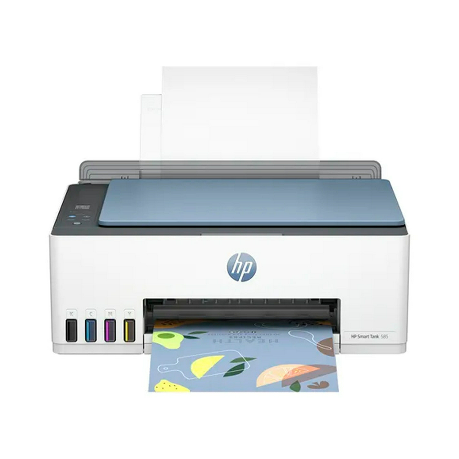 Impresora Multifuncional HP Smart Tank 585 Smart Wifi - Azul