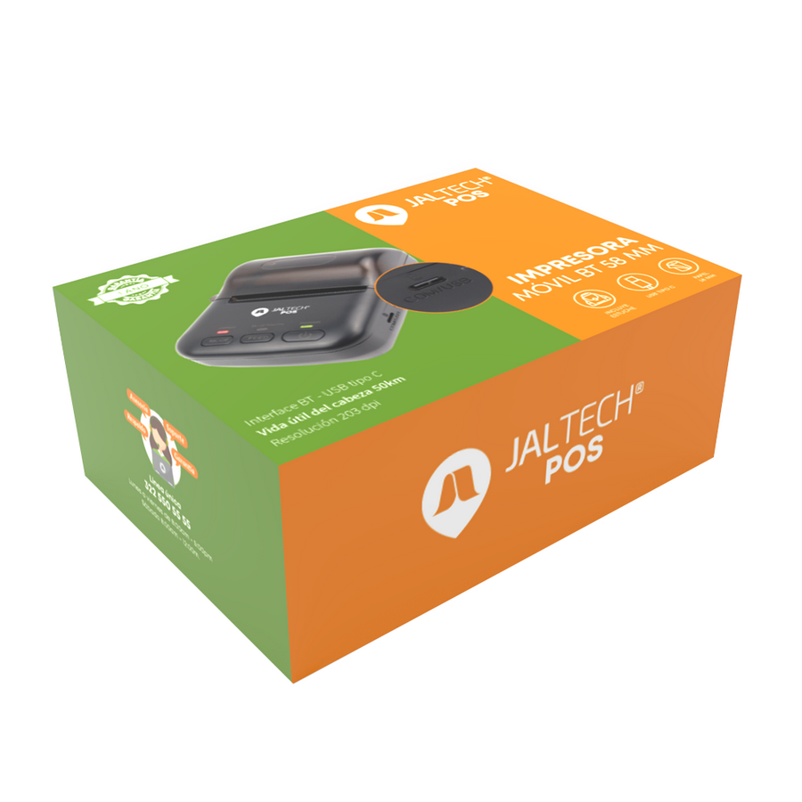 IMPRESORA PORTATIL BLUETOOTH 58MM JALTECH