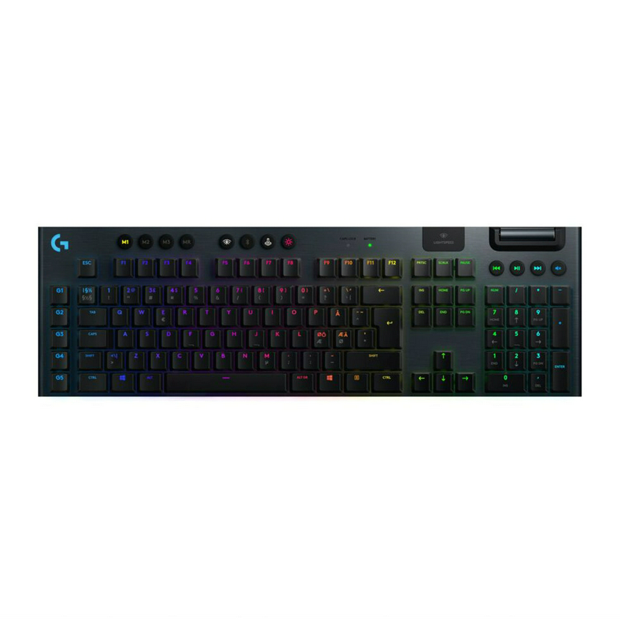 Logitech G915 Teclado Mecánico Gamer Inalámbrico Rgb Usb