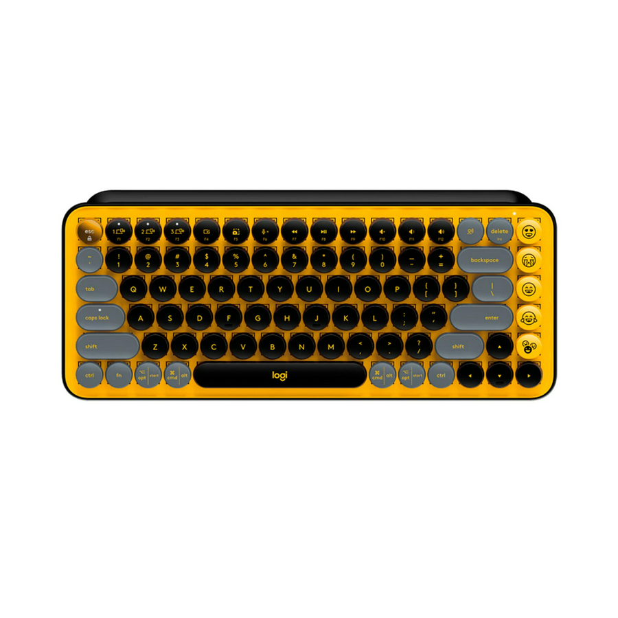 Logitech Teclado Inalámbrico Pop Keys Emoji Color Blast