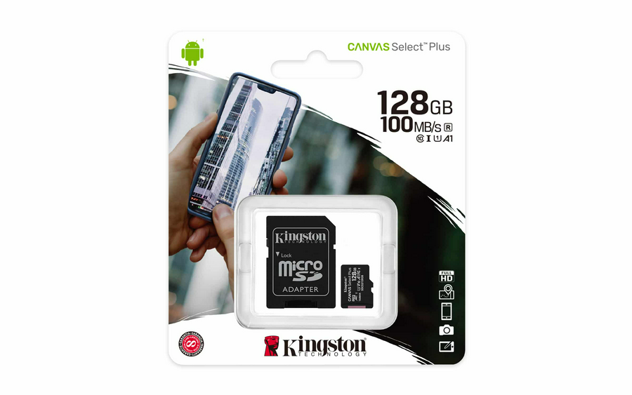 MEMORIA MICRO SD KINGSTON 128GB CLASE 10