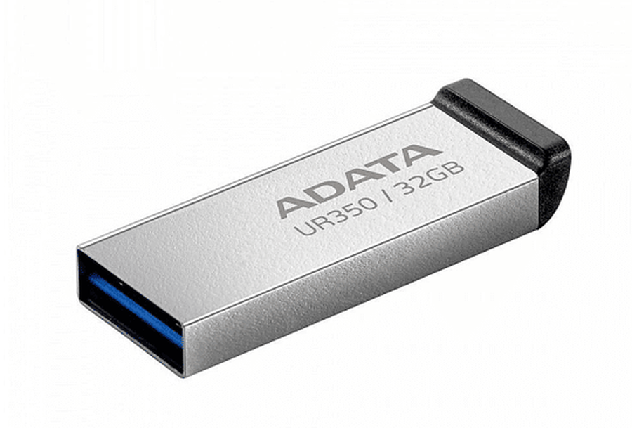 MEMORIA USB ADATA UR350 3,2 - 32GB - SILVER - METALICA