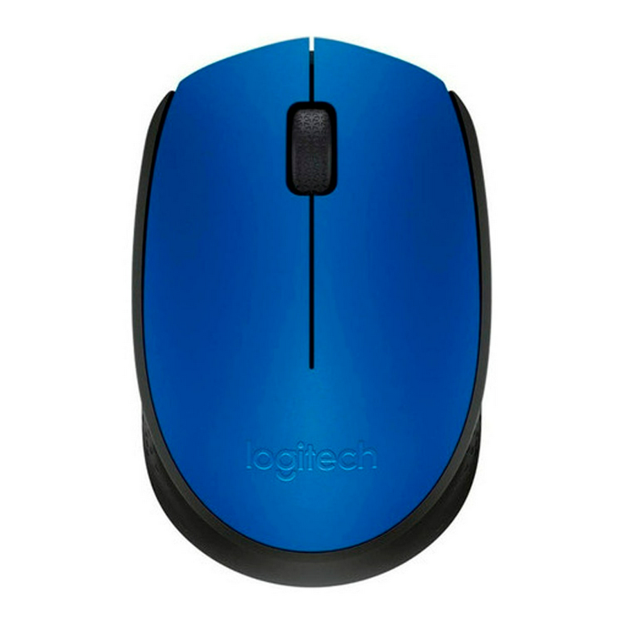 Mouse Inalámbrico Logitech M170 Azul Receptor Usb