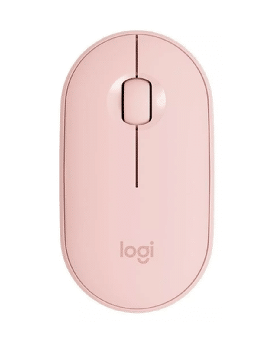 MOUSE LOGITECH PEBBLE M350 - INALAMBRICO - BLUETOOTH - SILENCIOSO - ROSA - TECNOLOGIA SILENT TOUCH - COMPACTO