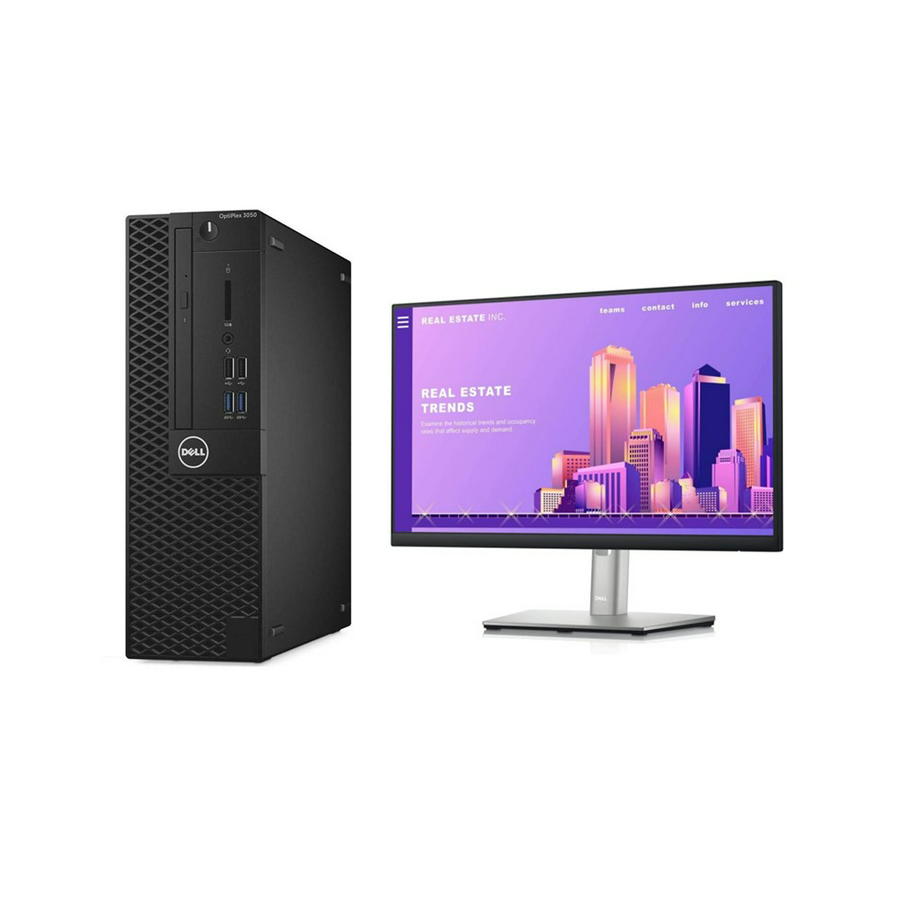 PC SFF Remanufacturado Dell Optiplex 5050 Intel i5-7th 8GB 256SSD W11Pro + Monitor 22" 1Y | TS Online