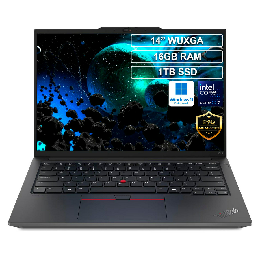 Portátil Lenovo ThinkPad E14 Ultra 7 155H 16GB 1TB Win Pro