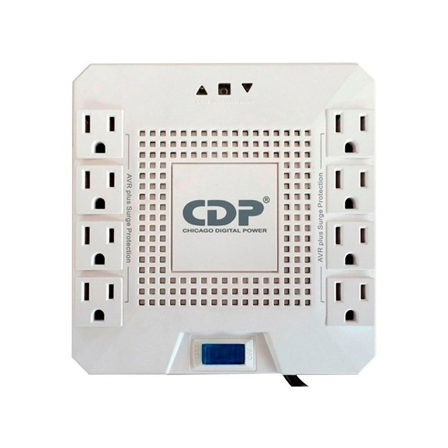 Regulador de Voltaje CDP R-AVR1808 1800VA/1000W | TS Online