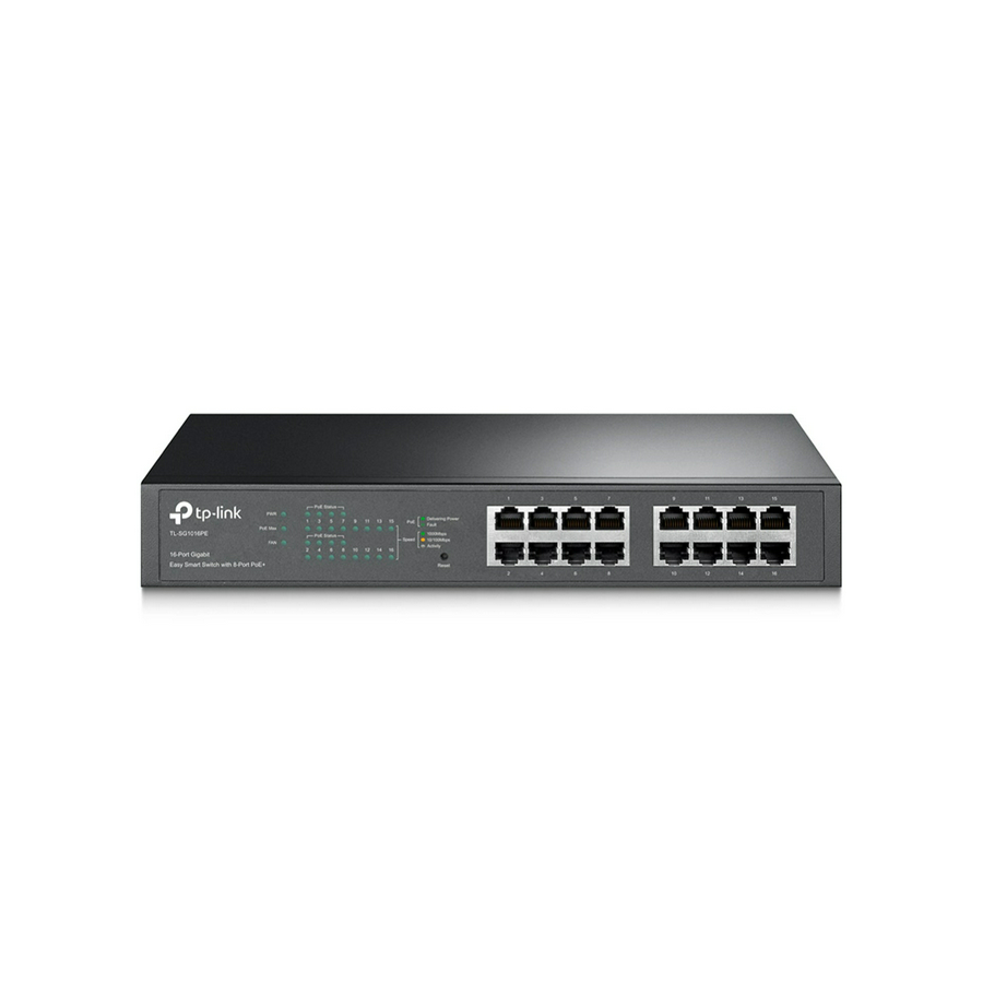 Switch Easy Smart Tp-link Tl-sg1016pe Poe 16 Puertos Gigabit