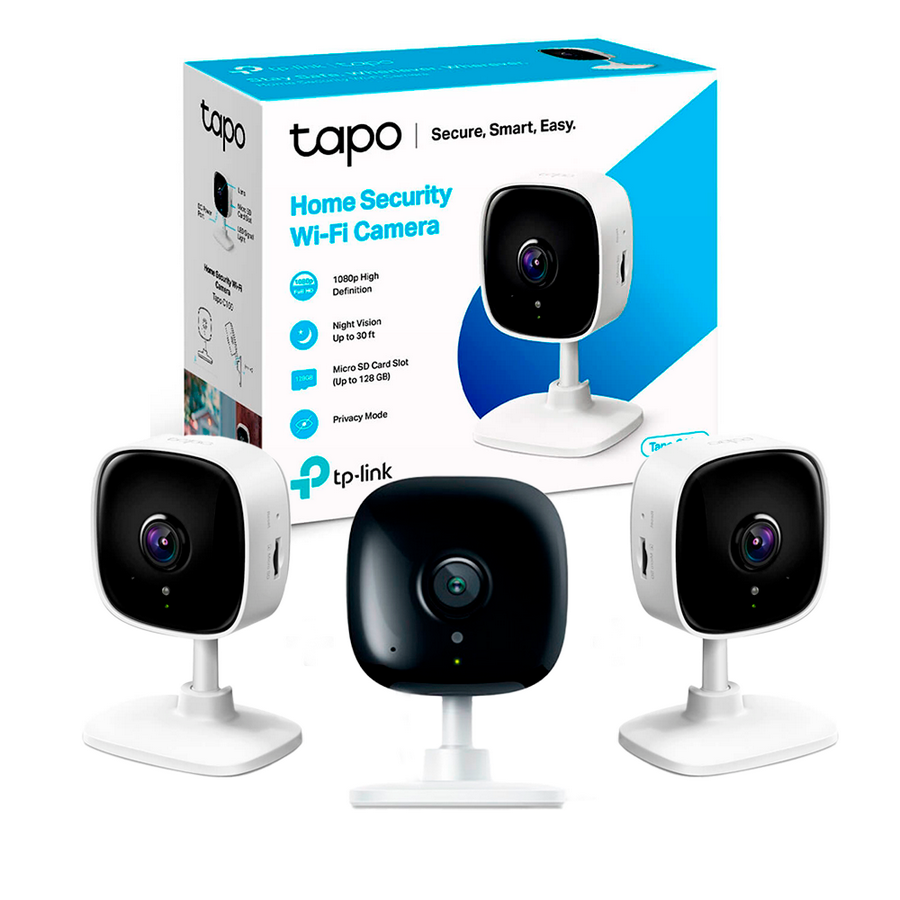 Tapo C100 Cámara De Seguridad Wi-fi Audio Fhd X3 Unidades