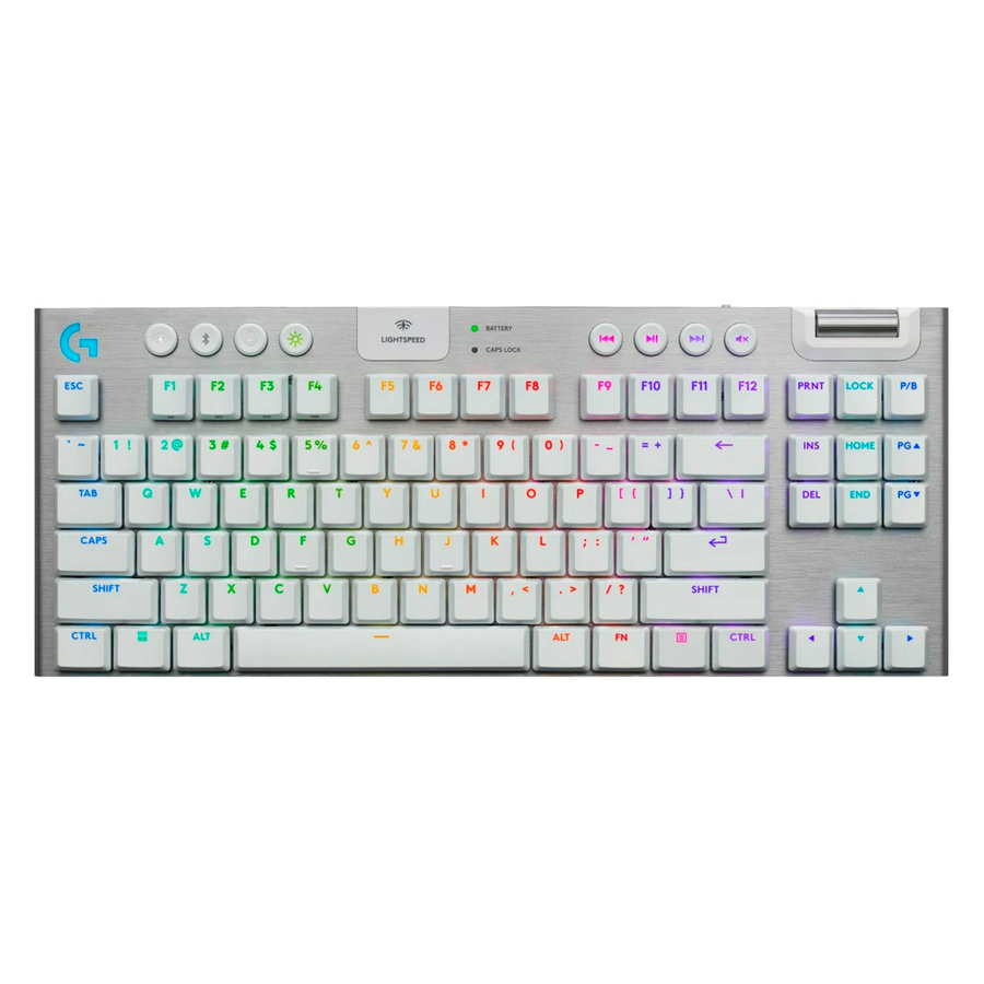 Teclado Gaming Logitech G915 X TKL LIGHTSYNC RGB Blanco