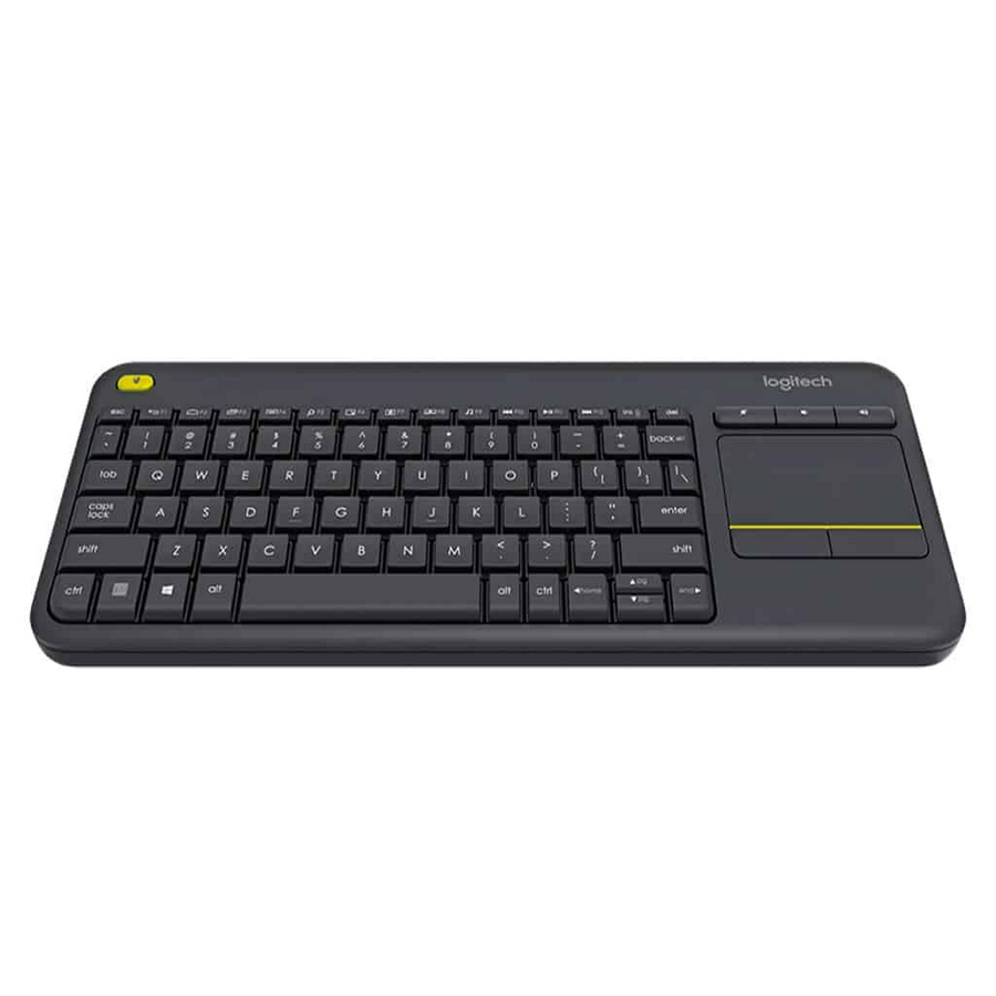 TECLADO LOGITECH K400 PLUS - INALAMBRICO - CON TOUCH PAD - SMART TV - NEGRO