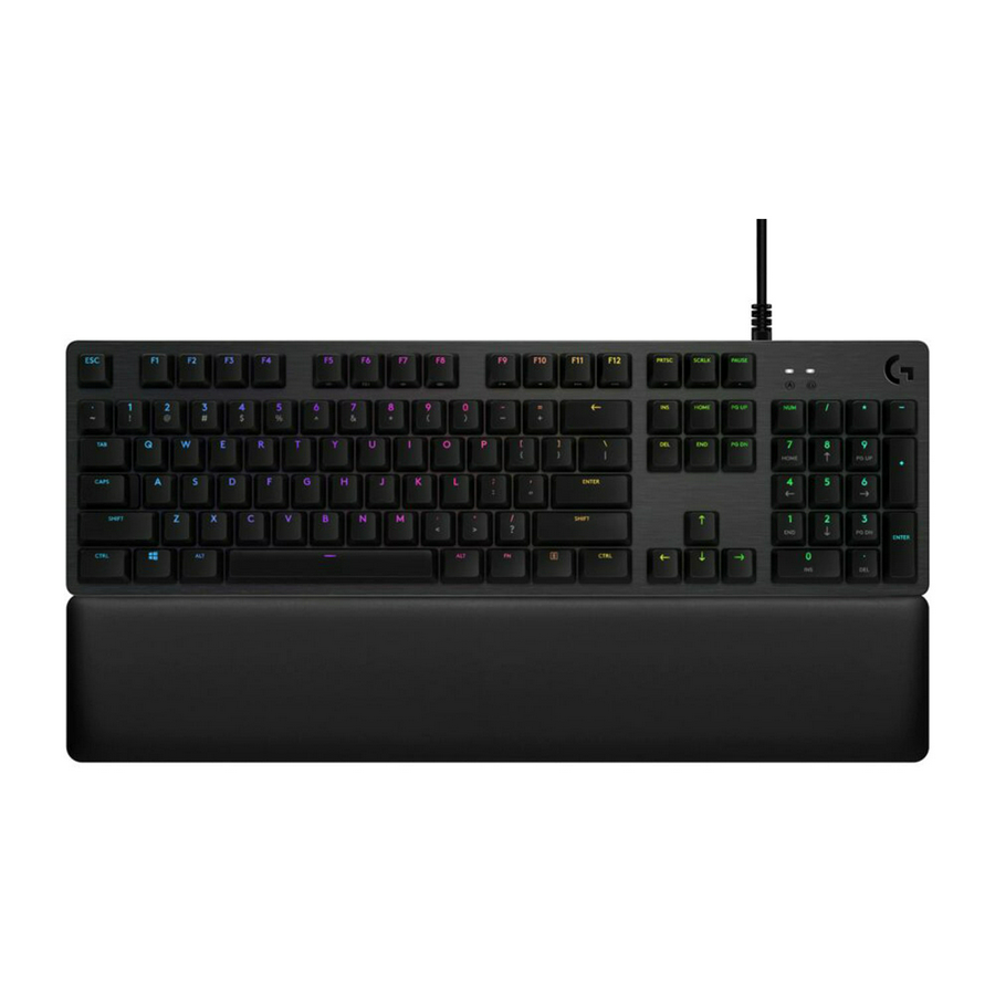 Teclado Mecánico Gamer Logitech G513 Carbon Rgb Inglés Us