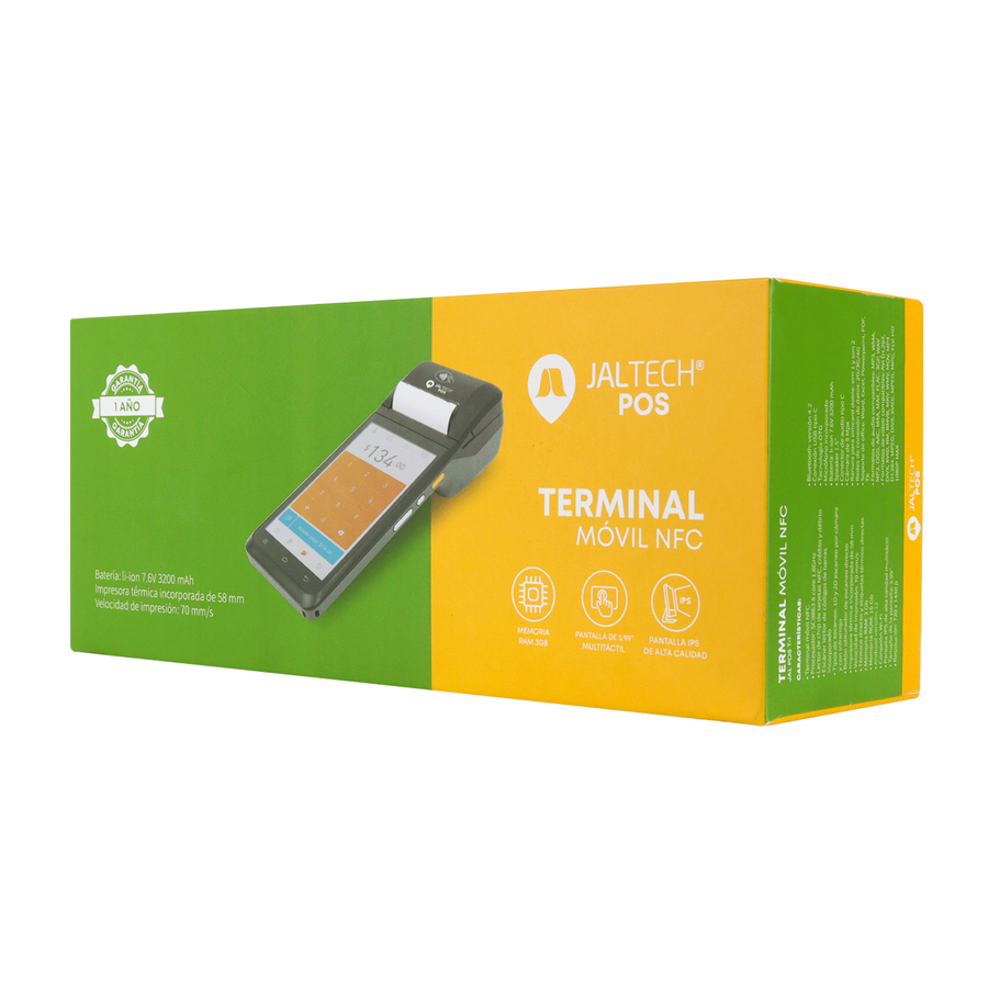 TERMINAL MOVIL NFC JALTECH