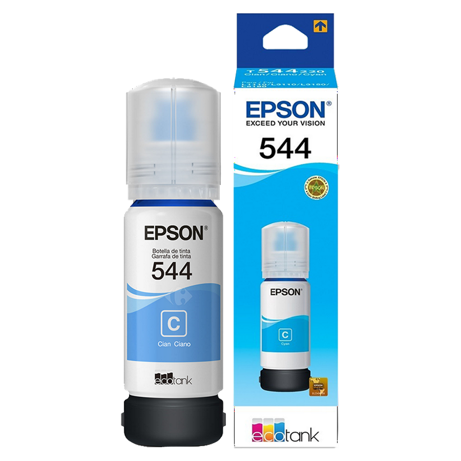 TINTA EPSON T-544 CYAN COMPATIBLE CON L3210-L3250-L3260-L5290
