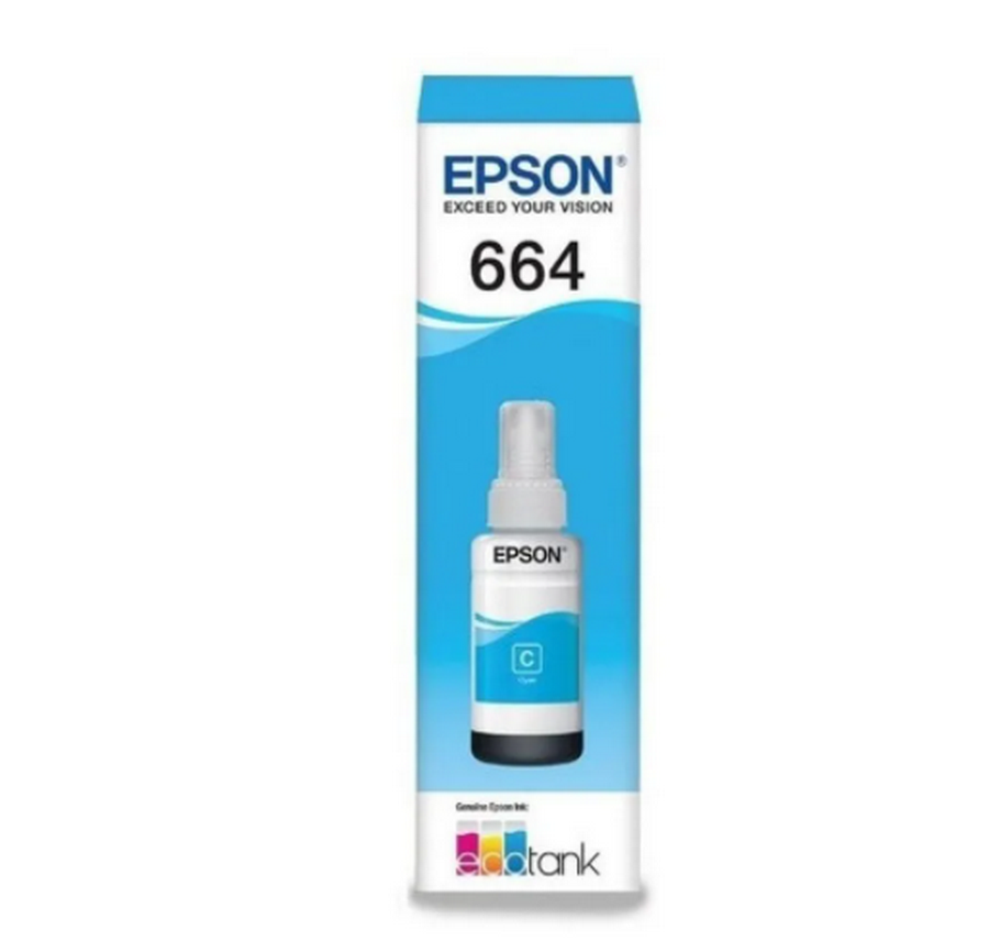 TINTA EPSON T-664 CYAN COMPATIBLE CON L121