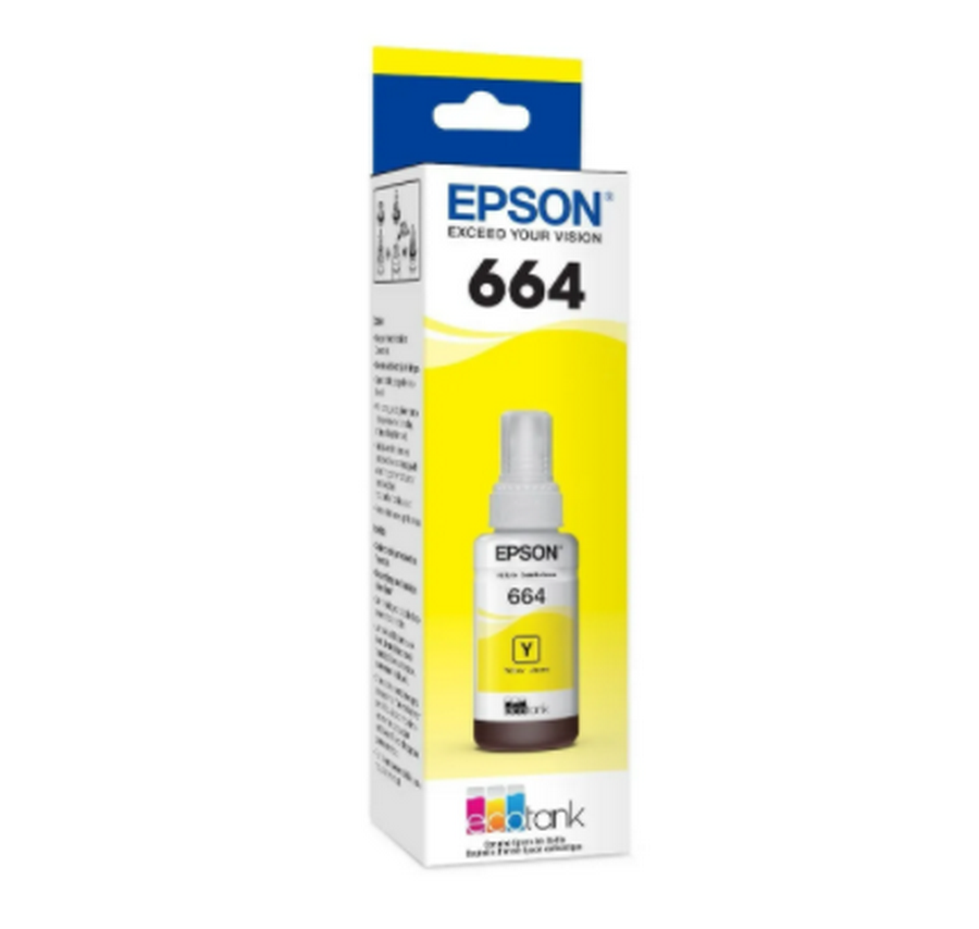 TINTA EPSON T-664 YELLOW COMPATIBLE CON L121