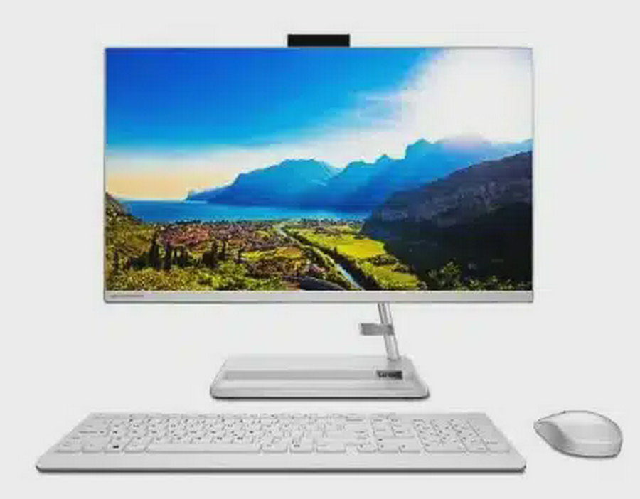 TODO EN UNO LENOVO 3 24ALC6 - AMD RYZEN 5 7430U - 16GB DDR4 - 512GB SSD - PANTALLA 23,8" FHD - NO DVD - HDMI - RJ45 - FREEDOS - BLANCO - F0G1014BLD