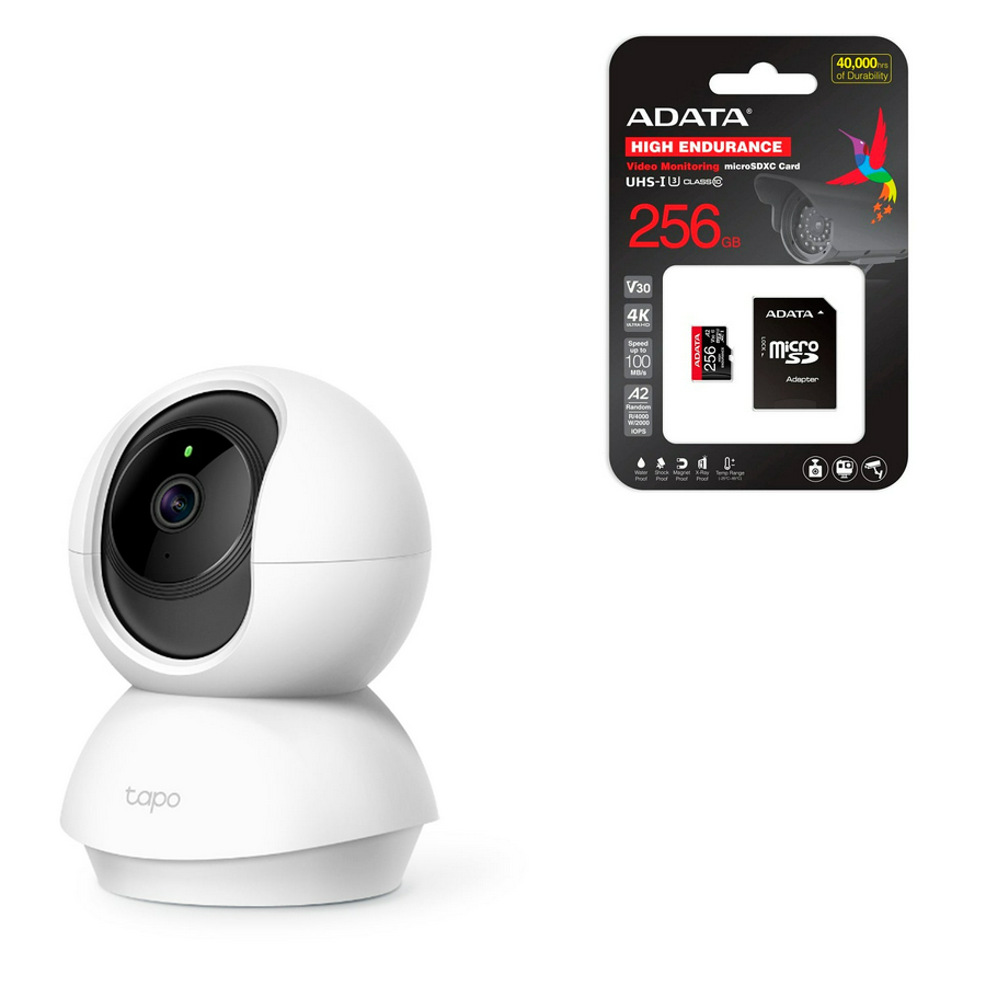 Tp-link Tapo C210 Camara De Seguridad 360º Wifi 2k + 256GB