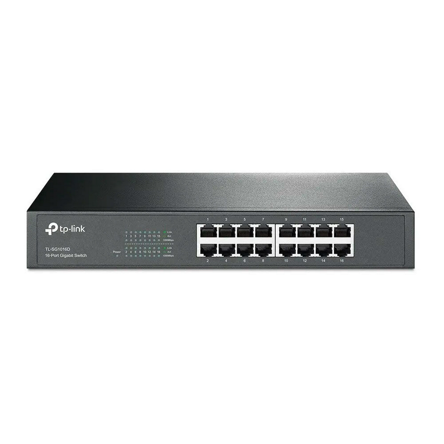Tp-link Tl-sg1016d Switch Escritorio/rack 16 Puertos Gigabit