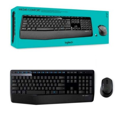Combo Logitech Mk345 Teclado Y Mouse Inalambrico Español