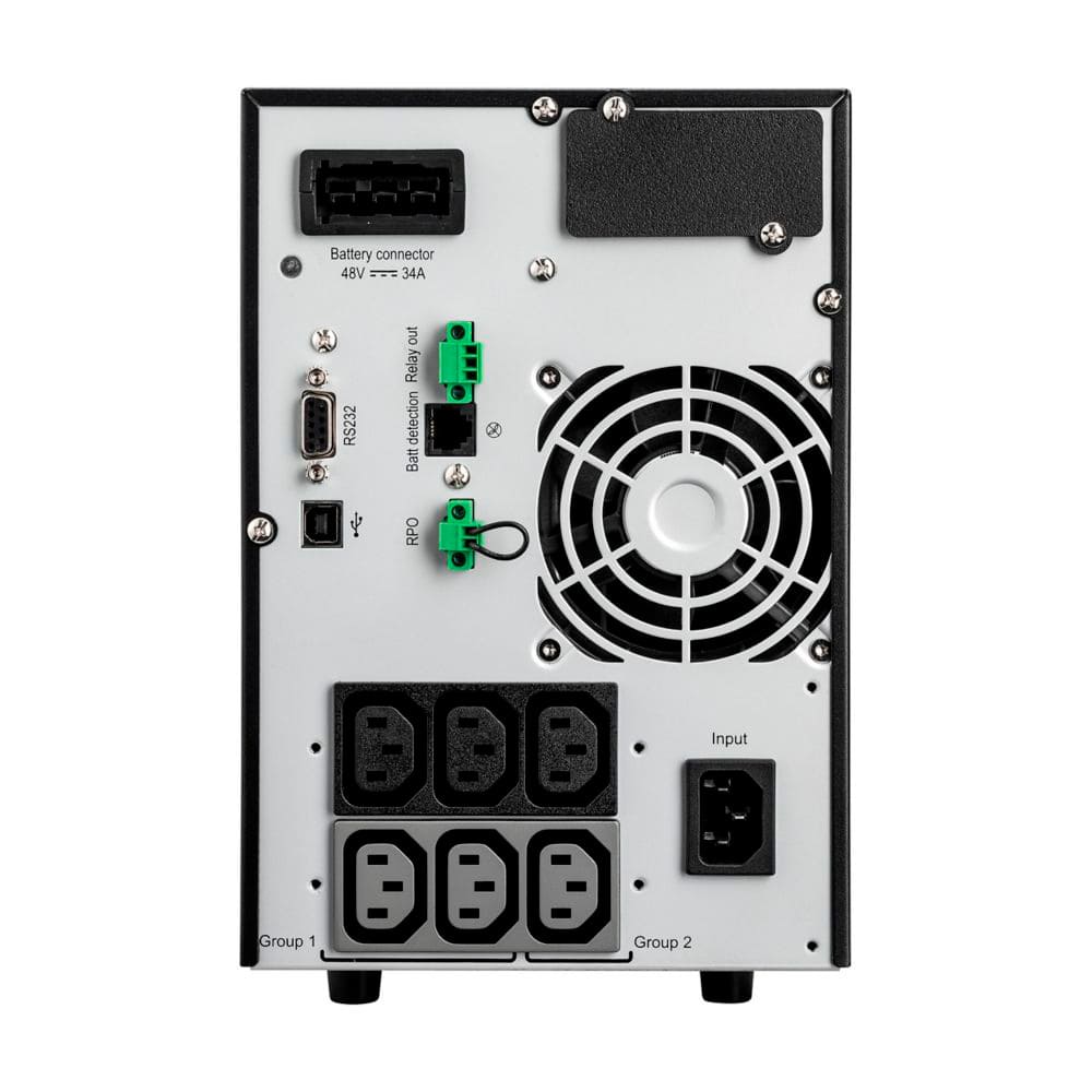 SAI de doble conversión en línea Eaton 9SX de 1500 VA, 1350 W y 120 V, 6 tomas NEMA 5-15R, opción de tarjeta de red cibersegura, autonomía extendida, torre - Imagen 3