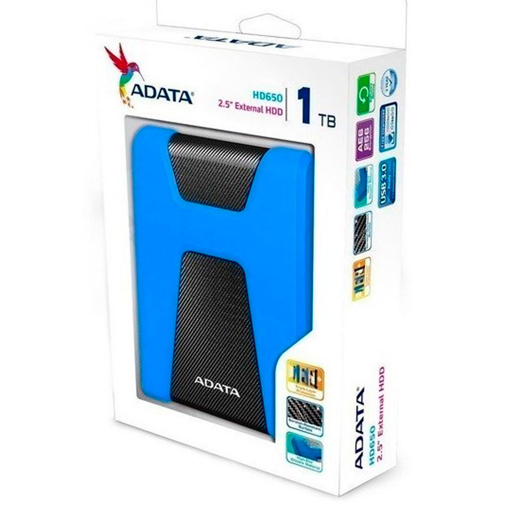 Disco Duro Externo ADATA HD650 1TB USB 3.2 – Antigolpes y Portátil - Imagen 3