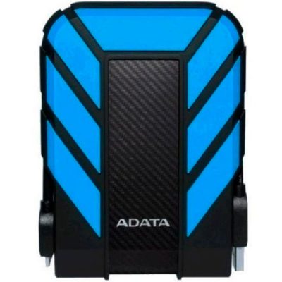 Disco externo ADATA HD710P 2TB azul con protección IP68 y resistencia a golpes para almacenamiento seguro