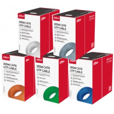 Cable UTP INTERIOR CAT6 100% Cobre /Caja de 305m, Cobre libre de oxígeno (OFC) con alta pureza (~99.97 %)