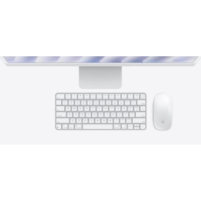 24-inch iMac with Retina 4.5K display: Apple M4 chip with 10-core CPU and 10-core GPU, 16GB, 256GB SSD - Silver