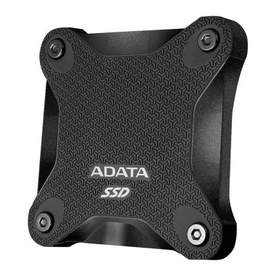 Disco externo ADATA SD620 1TB negro con funda de silicona resistente a golpes y cable USB 3.2