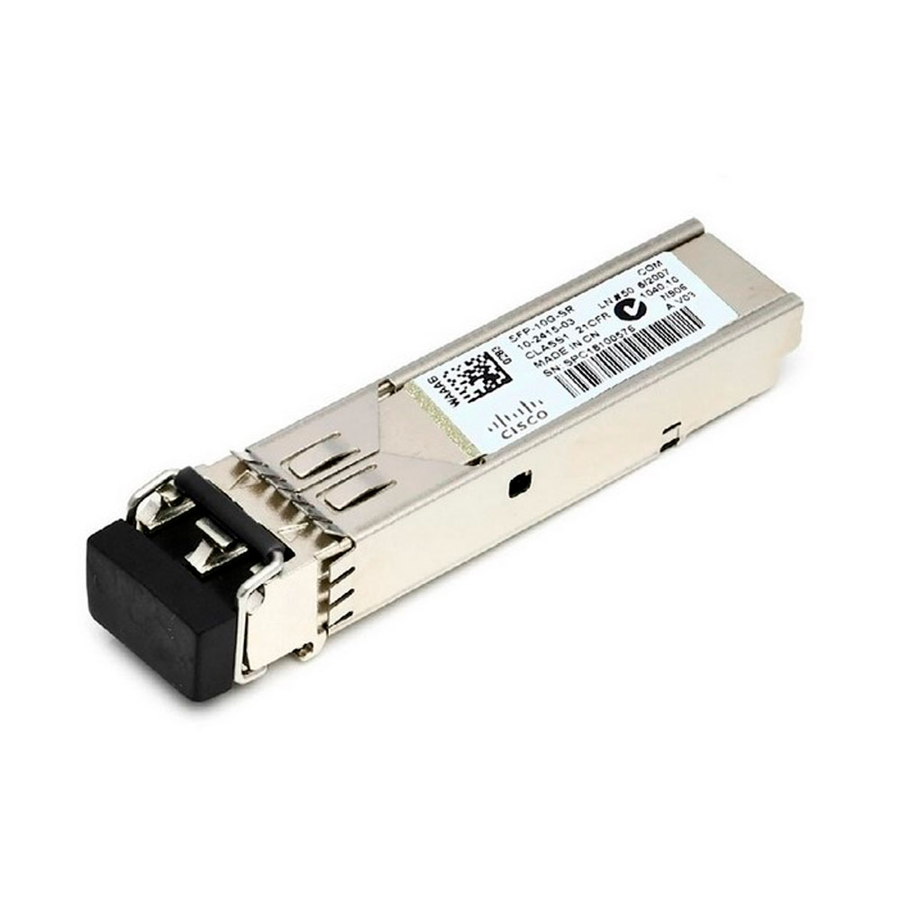 Módulo Cisco 10GBASE-SR SFP+ con interfaz RJ-45 para conectividad 10Gbps