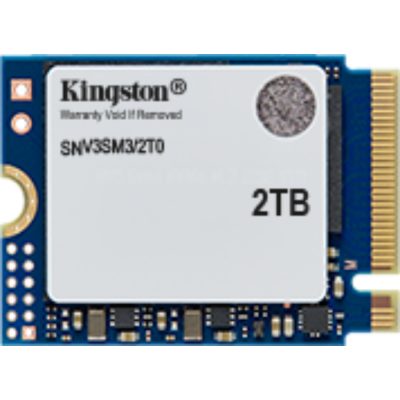 SSD Kingston NV3 M.2 2230 de 2TB PCIe 4.0 sobre fondo oscuro