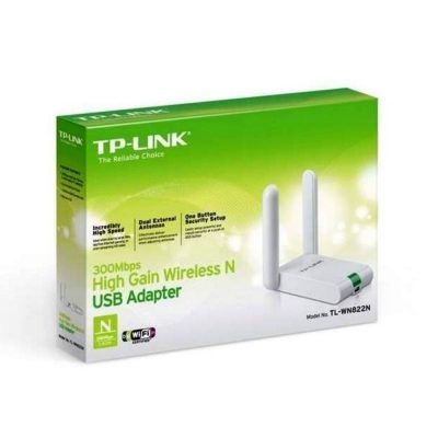 Tp-link Tl-wn822n Adaptador De Red Rompemuros Usb 300 Mbps